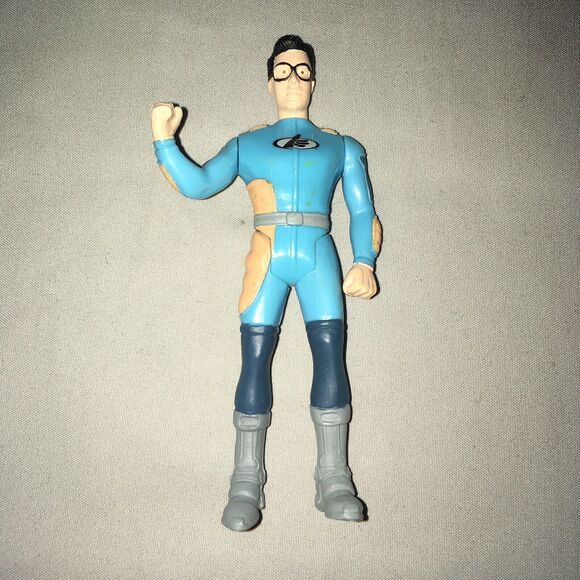 FF Toy Jack in the Box Max Steel 2001 Kids Meal Action Figure Used Good Shape - Picture 2 of 8